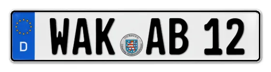Autokennzeichen WArtburgKreis