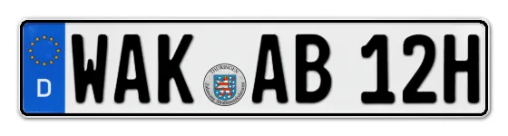 H-Kennzeichen WAK online bestellen