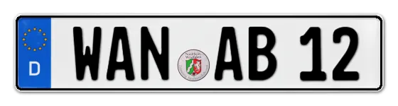 Autokennzeichen WANne Autokennzeichen WANne