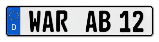 Autokennzeichen WARburg Autokennzeichen WARburg