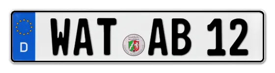 Autokennzeichen WATtenscheid
