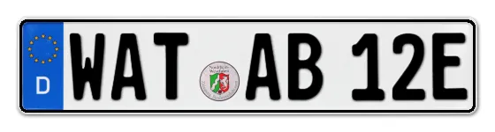 E-Kennzeichen WATtenscheid online bestellen
