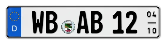 Saisonkennzeichen WB für WittenBerg online bestellen