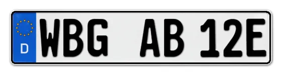 E-Kennzeichen WolfsBurgh online bestellen