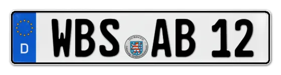 Autokennzeichen WorBiS