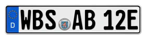 E-Kennzeichen WorBiS online bestellen