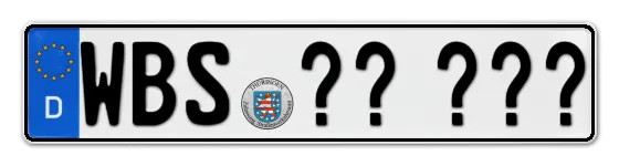 Wunschkennzeichen Worbis reservieren