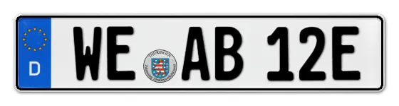 E-Kennzeichen WEimar online bestellen