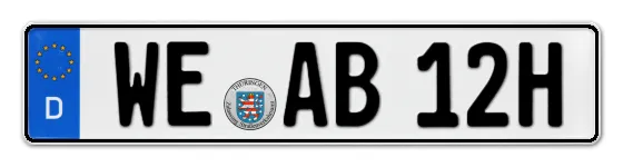 H-Kennzeichen WE online bestellen