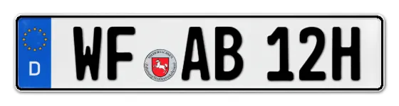 H-Kennzeichen WF online bestellen