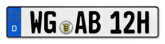 H-Kennzeichen WG online bestellen