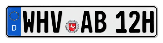 H-Kennzeichen WHV online bestellen