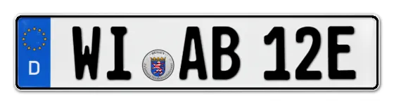 E-Kennzeichen WIesbaden online bestellen