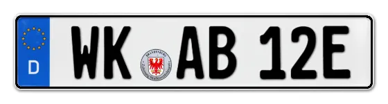 E-Kennzeichen WittstocK online bestellen