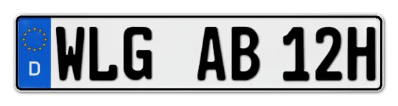 H-Kennzeichen WLG online bestellen