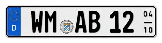 Saisonkennzeichen WM für WeilheiM online bestellen