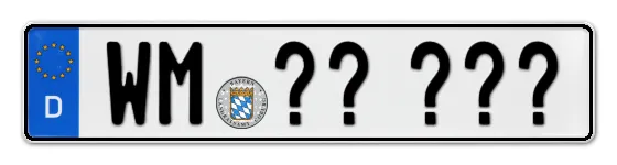 Wunschkennzeichen Weilheim reservieren