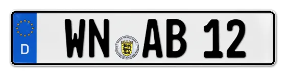 Autokennzeichen WaiblingeN