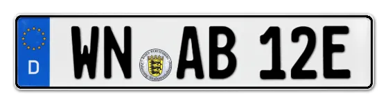 E-Kennzeichen WaiblingeN online bestellen