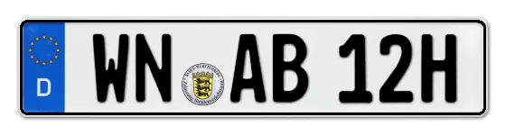 H-Kennzeichen WN online bestellen