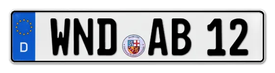 Autokennzeichen WeNDel