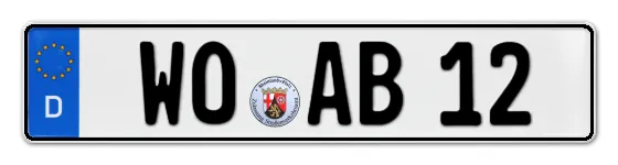 Kennzeichen WOrms bestellen