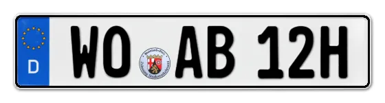 H-Kennzeichen WO als Wunschkennzeichen online bestellen