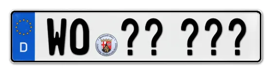 Wunschkennzeichen Worms reservieren