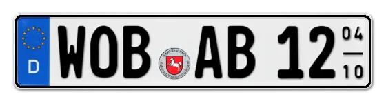 Saisonkennzeichen WOB für WOlfsBurg online bestellen