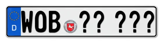 Wunschkennzeichen Wolfsburg reservieren