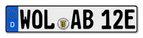 E-Kennzeichen WOLfach online bestellen