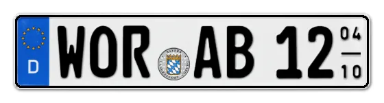 Saisonkennzeichen WOR für WOlfRatshausen online bestellen