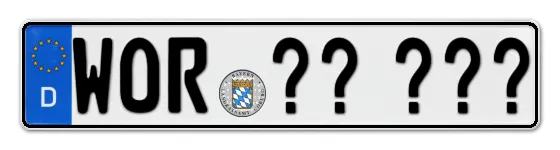 Wunschkennzeichen Wolfratshausen reservieren