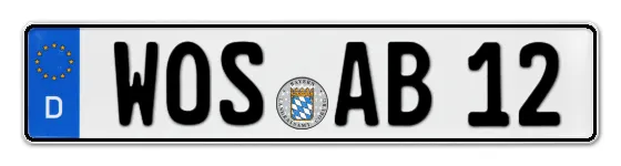 Autokennzeichen WOlfStein