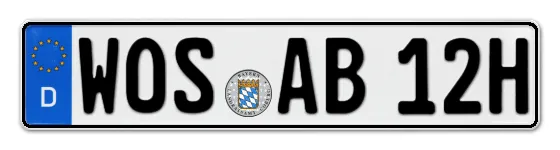 H-Kennzeichen WOS online bestellen