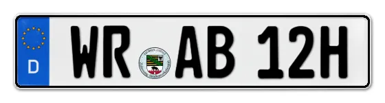 H-Kennzeichen WR als Wunschkennzeichen online bestellen