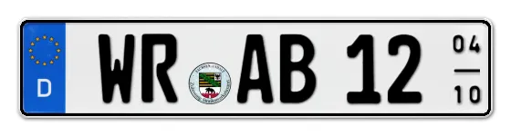 Saisonkennzeichen WernigeRode als Wunschkennzeichen Saisonkennzeichen WR für WernigeRode als Wunschkennzeichen online bestellen