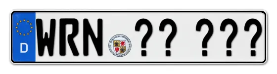 Wunschkennzeichen Waren reservieren