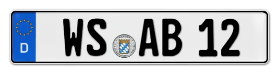Autokennzeichen WasSerburg