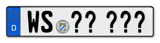 Wunschkennzeichen Wasserburg reservieren