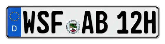 H-Kennzeichen WSF online bestellen