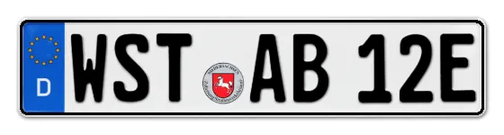 E-Kennzeichen WesterSTede als Wunschkennzeichen online reservieren