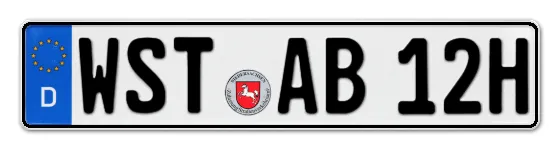 H-Kennzeichen WST als Wunschkennzeichen online bestellen