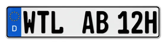 H-Kennzeichen WTL online bestellen