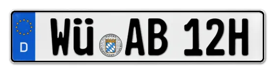 H-Kennzeichen WÜ online bestellen