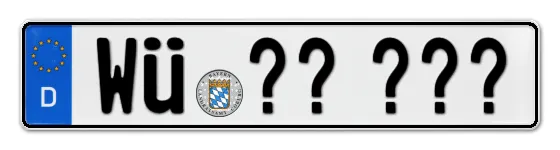 WunschKennzeichen WÜrzburg Wunschkennzeichen WÜrzburg reservieren