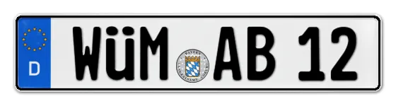 Autokennzeichen WaldMÜnchen