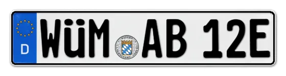 E-Kennzeichen WaldMÜnchen online bestellen