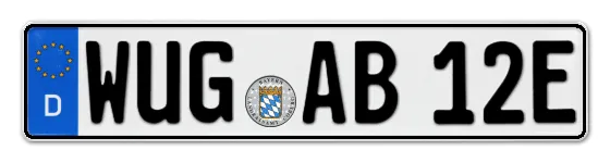 E-Kennzeichen WeißenbUrG online bestellen