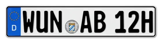 H-Kennzeichen WUN online bestellen
